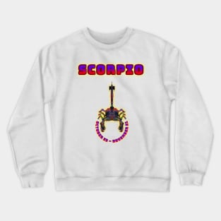 Scorpio 4b Magenta Crewneck Sweatshirt